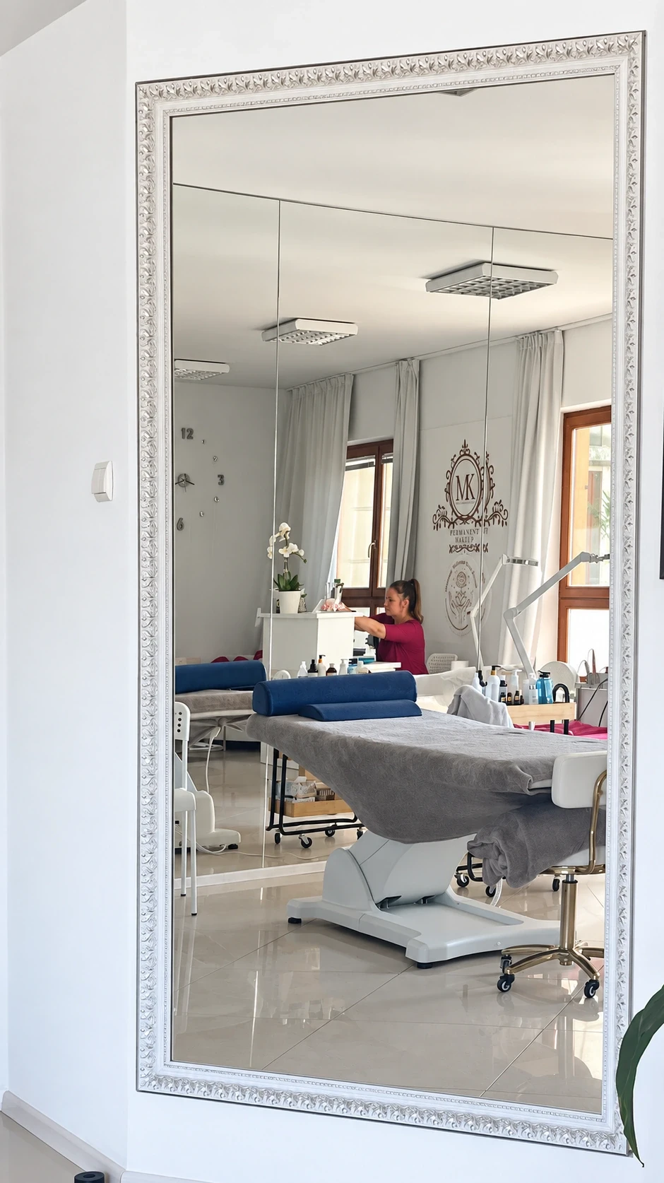 Wnętrze gabinetu Geniusz Wellness w Elblągu